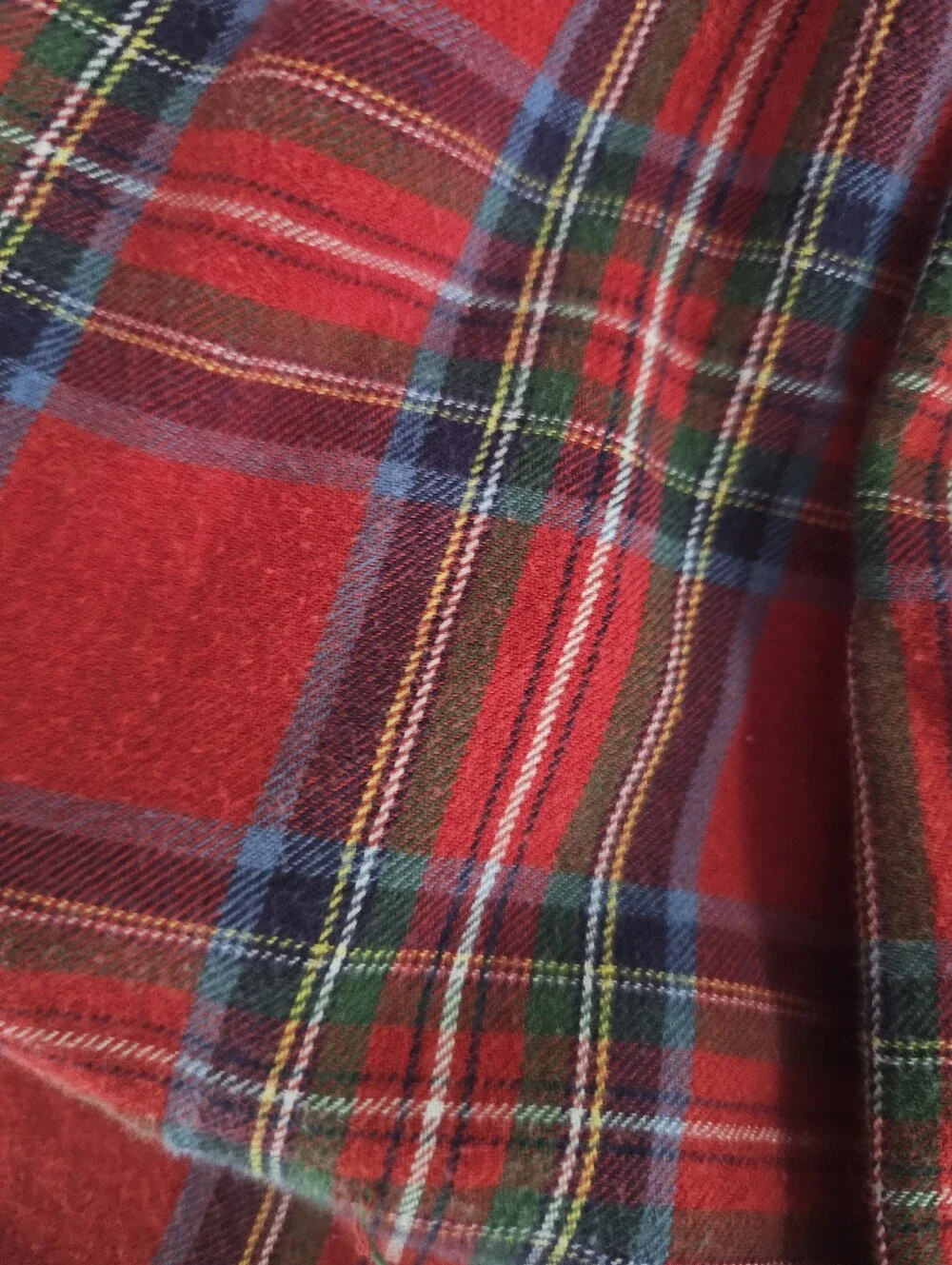 Mini Boden Plaid Skirt Girls 5-7 Years Red Tartan Lined Cotton Holiday Christmas